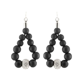 Aarikka Supernova Earrings, black