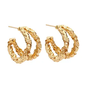 Amber Sceats Monroe Earrings in Gold