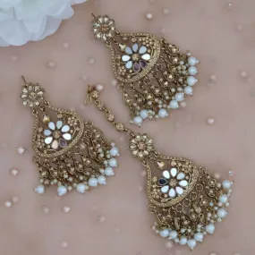 Antique Gold Statement Tikka Set