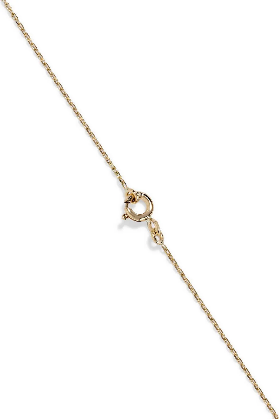 Aurelie Bidermann Baby Chivor 18 Karat Gold Sapphire Necklace