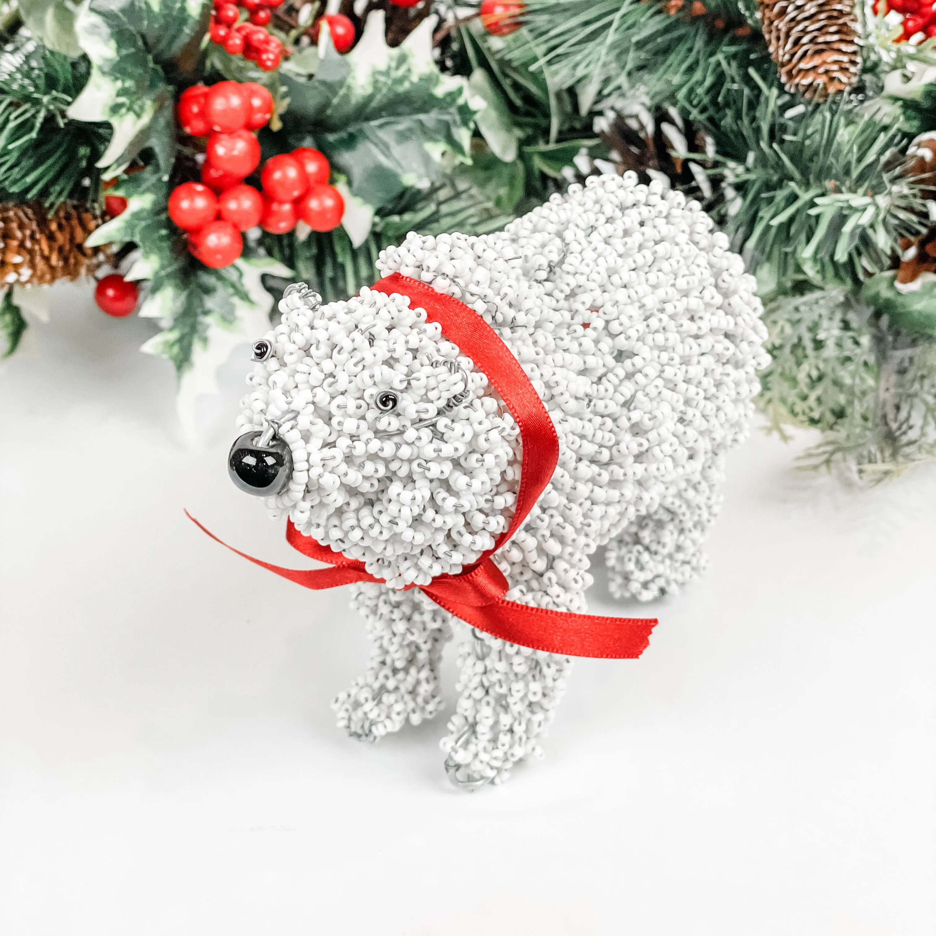 Beaded Polar Bear