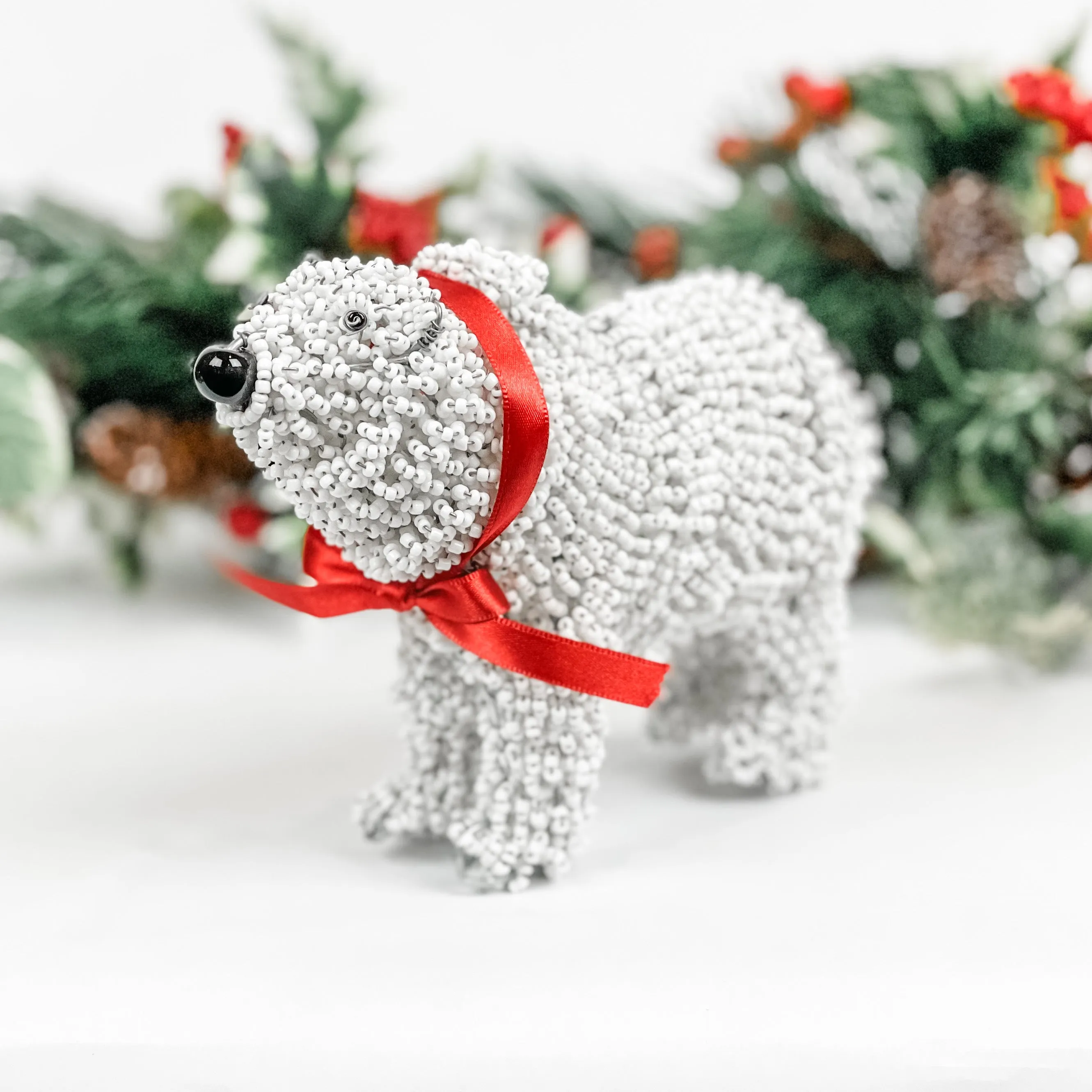 Beaded Polar Bear