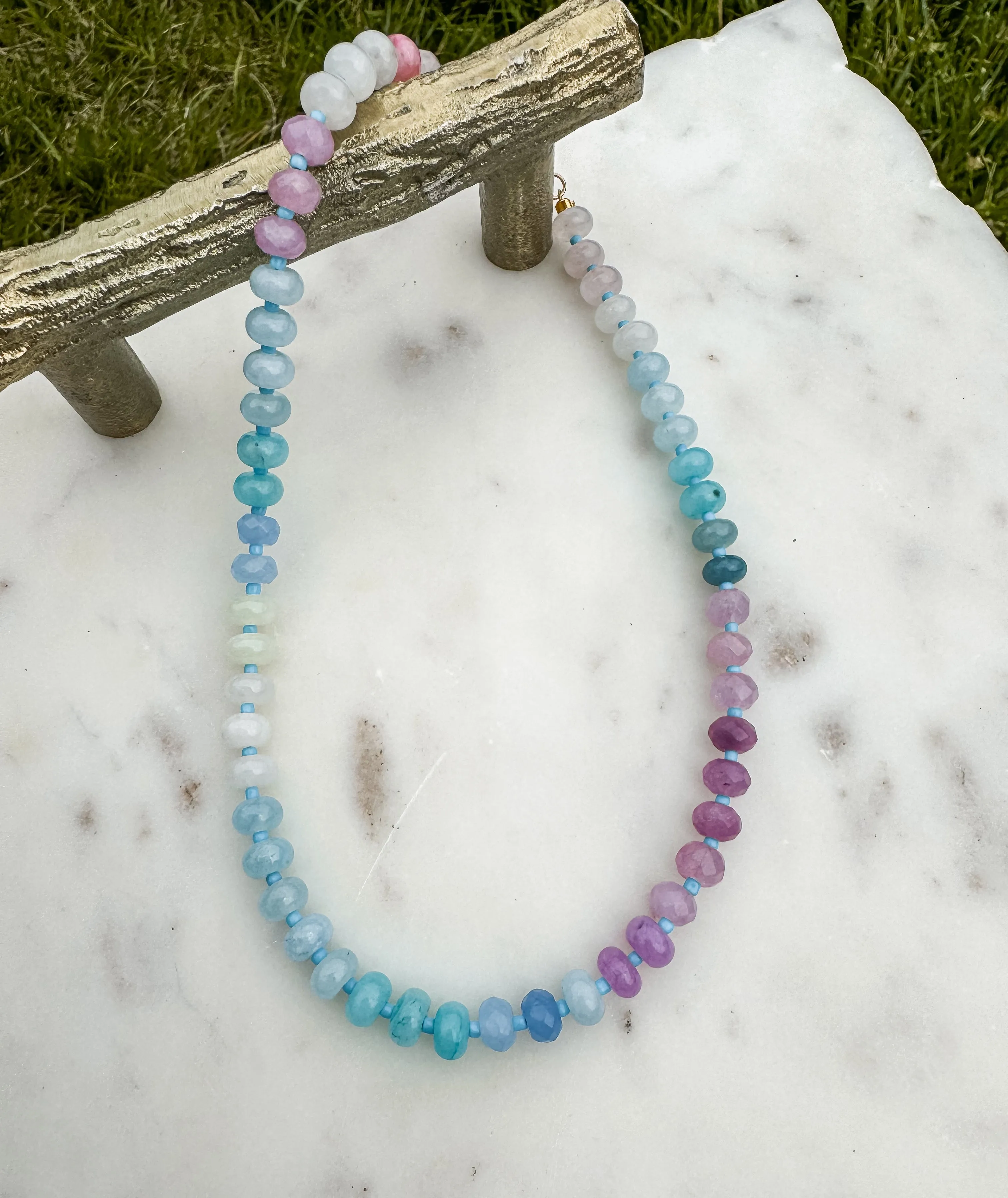 Beaded Rainbow Necklace