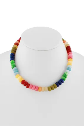 Beaded Stone Necklace