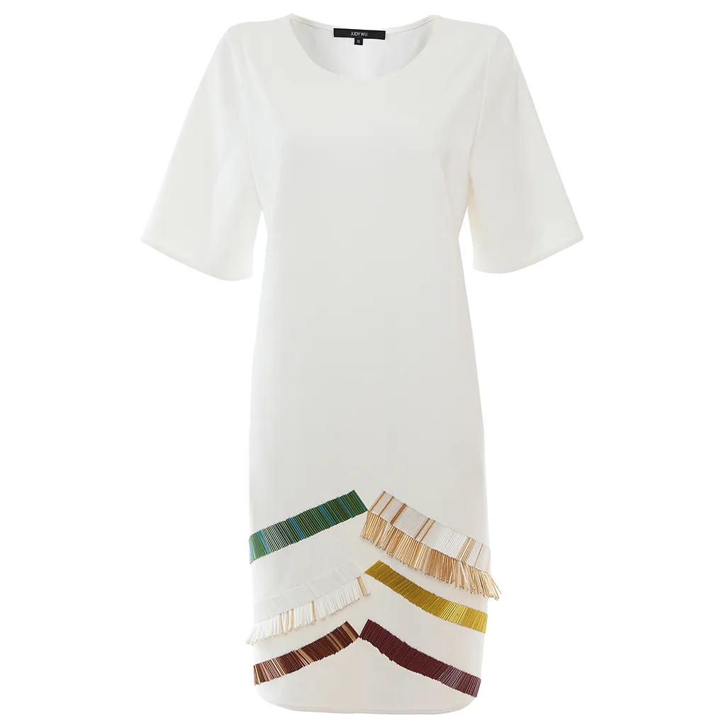 Beaded Tee Dress