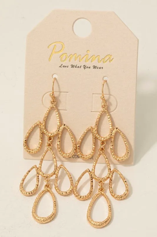 Bertha Textured Dangle Earrings (2 Colors!)