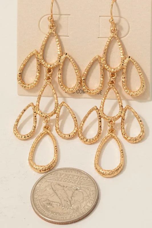 Bertha Textured Dangle Earrings (2 Colors!)