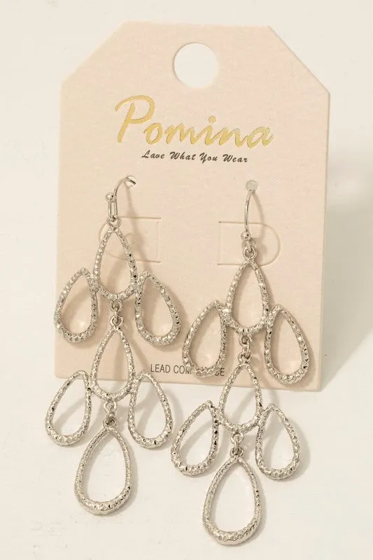 Bertha Textured Dangle Earrings (2 Colors!)