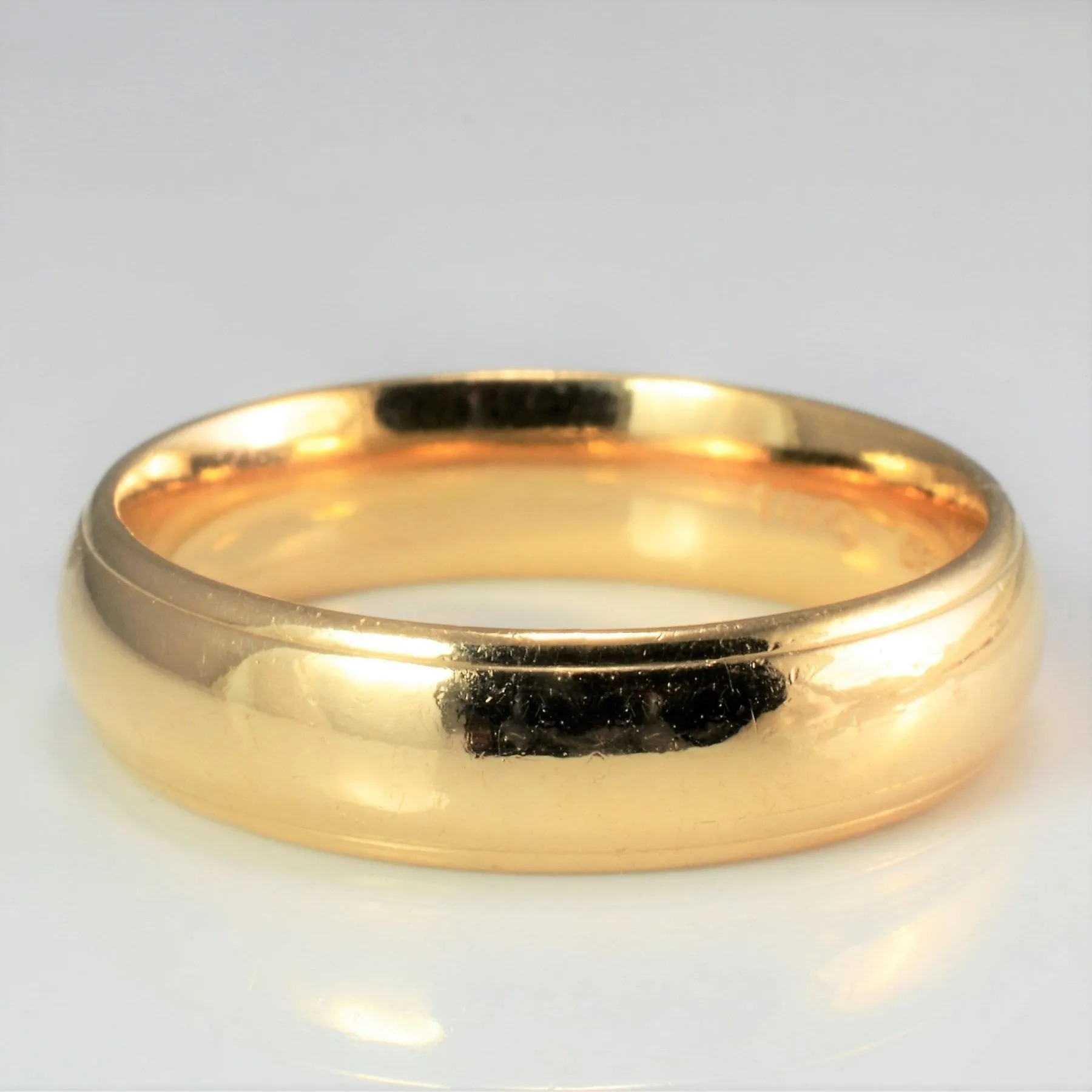 'Birks' Yellow Gold Wedding Band | SZ 11.5 |