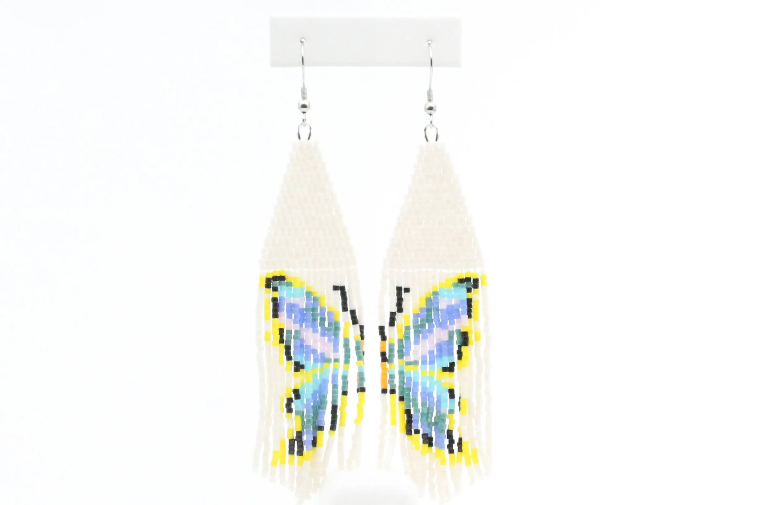 Butterfly Beaded Earrings