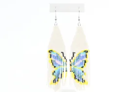 Butterfly Beaded Earrings