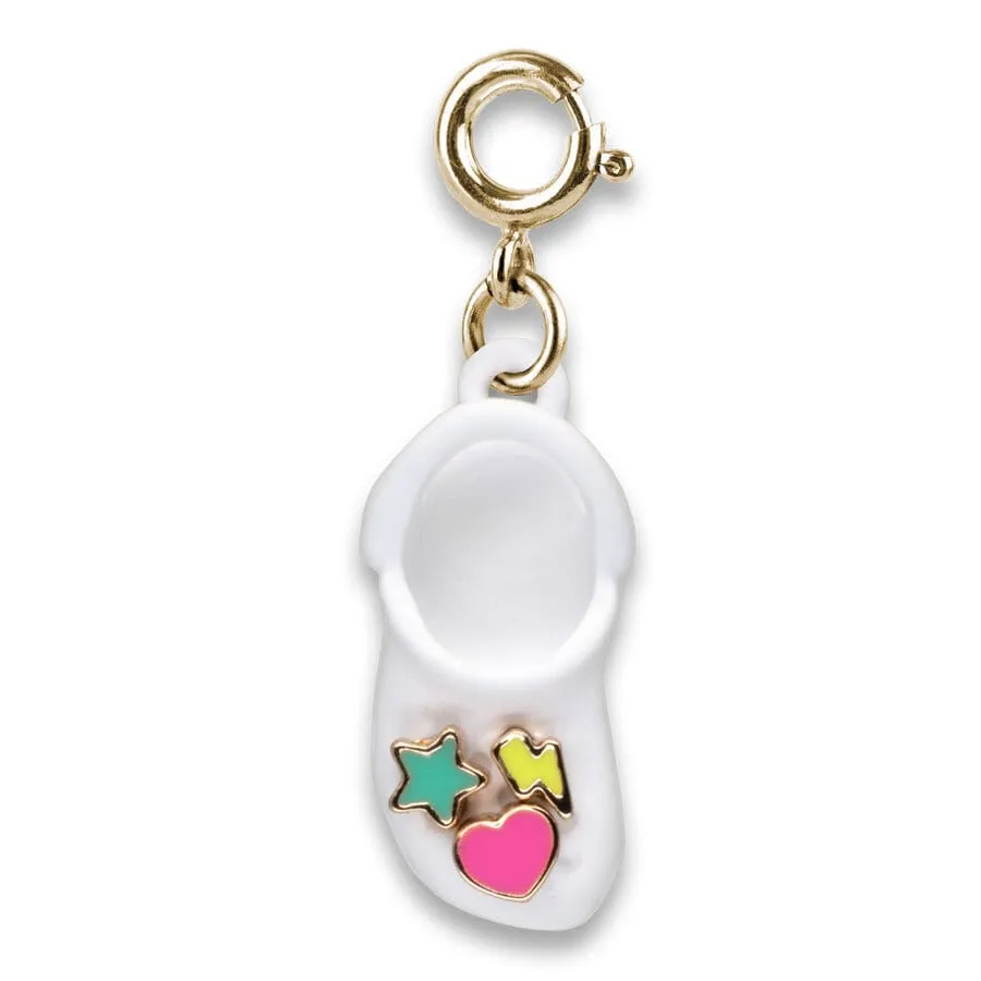 Charm It! Gold Rubber Clog Charm