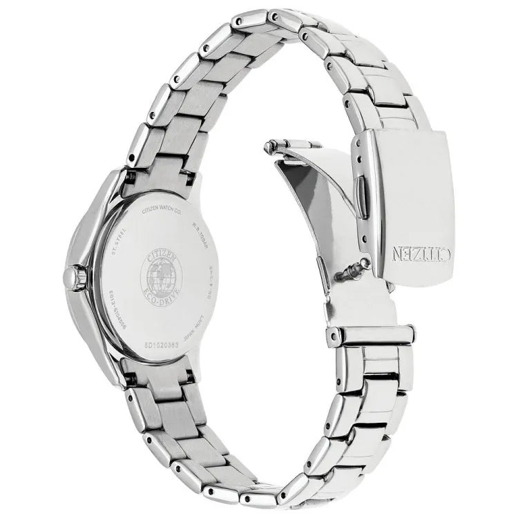 CITIZEN Eco-Drive Dress/Classic Eco Crystal Eco Ladies Stainless Steel