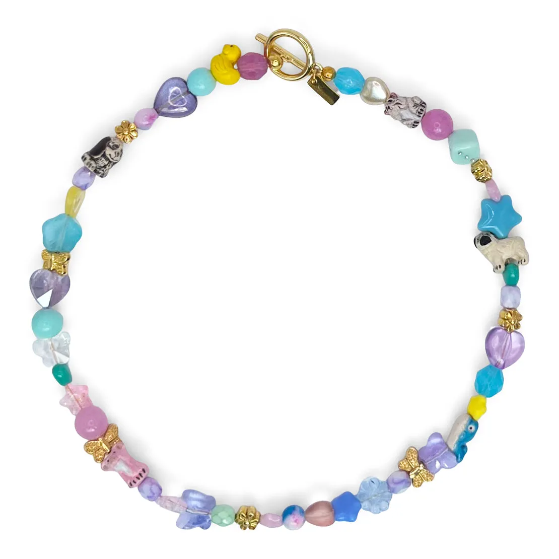 Cloud Haven Ditsy Rainbow Necklace