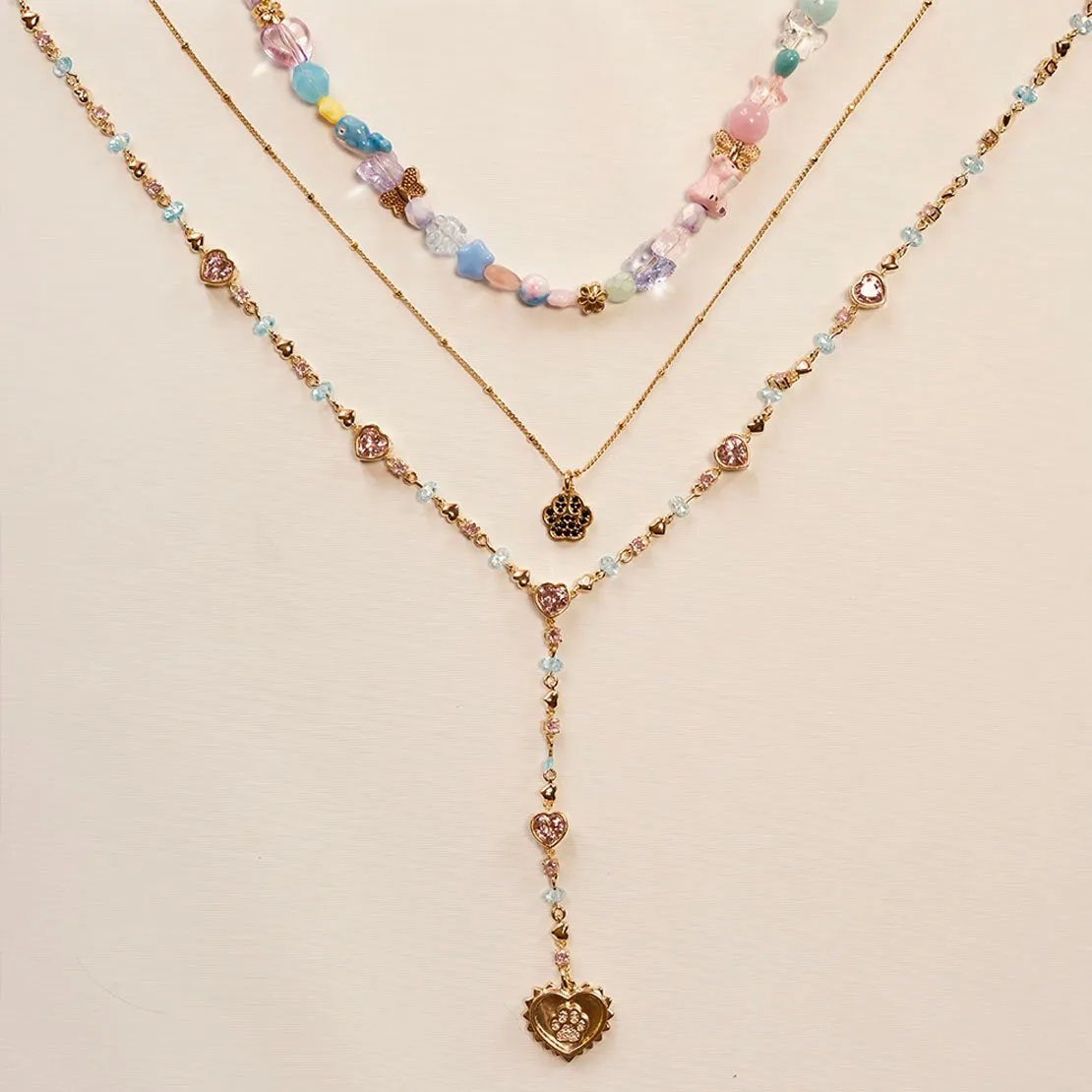 Cloud Haven Ditsy Rainbow Necklace