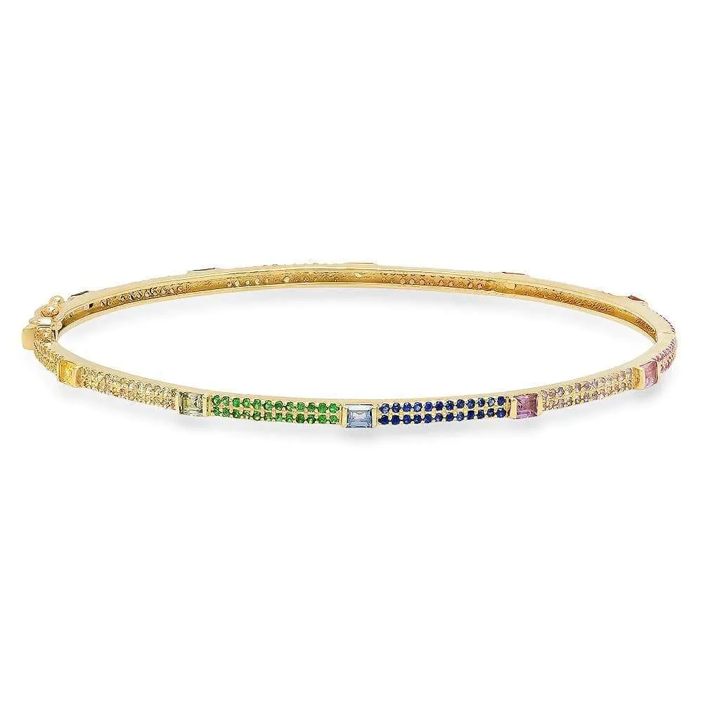 COOL RAINBOW SAPPHIRE BRACELET