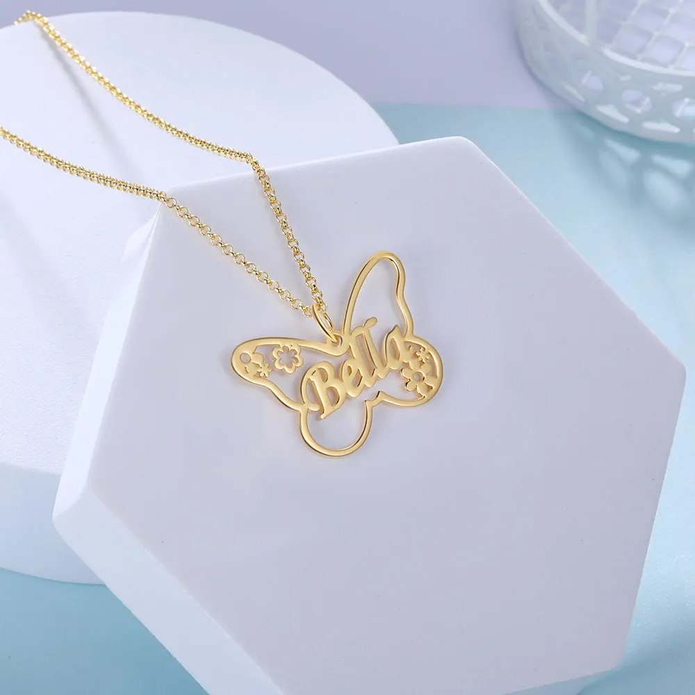 Custom Butterfly Necklace