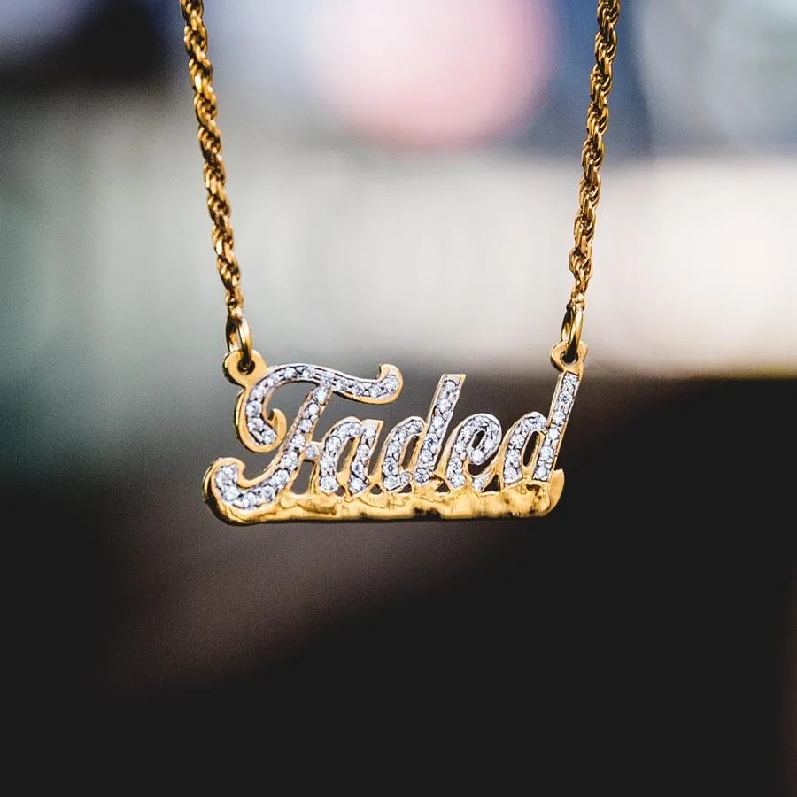 Custom Script Necklace