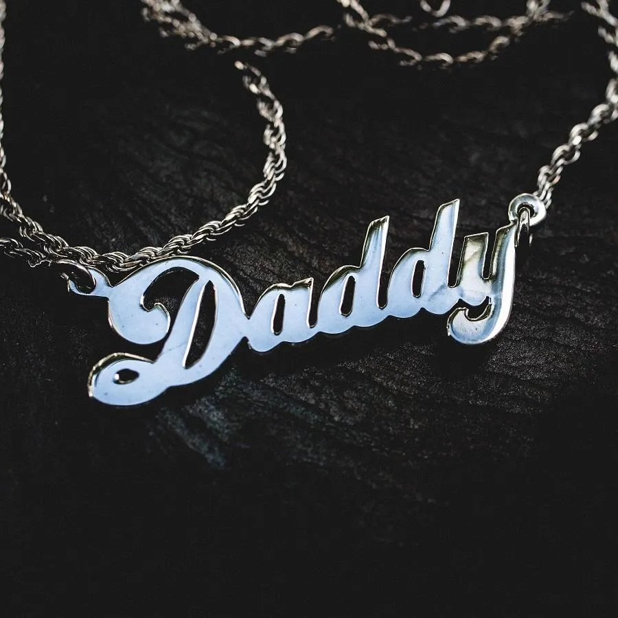 Custom Script Necklace