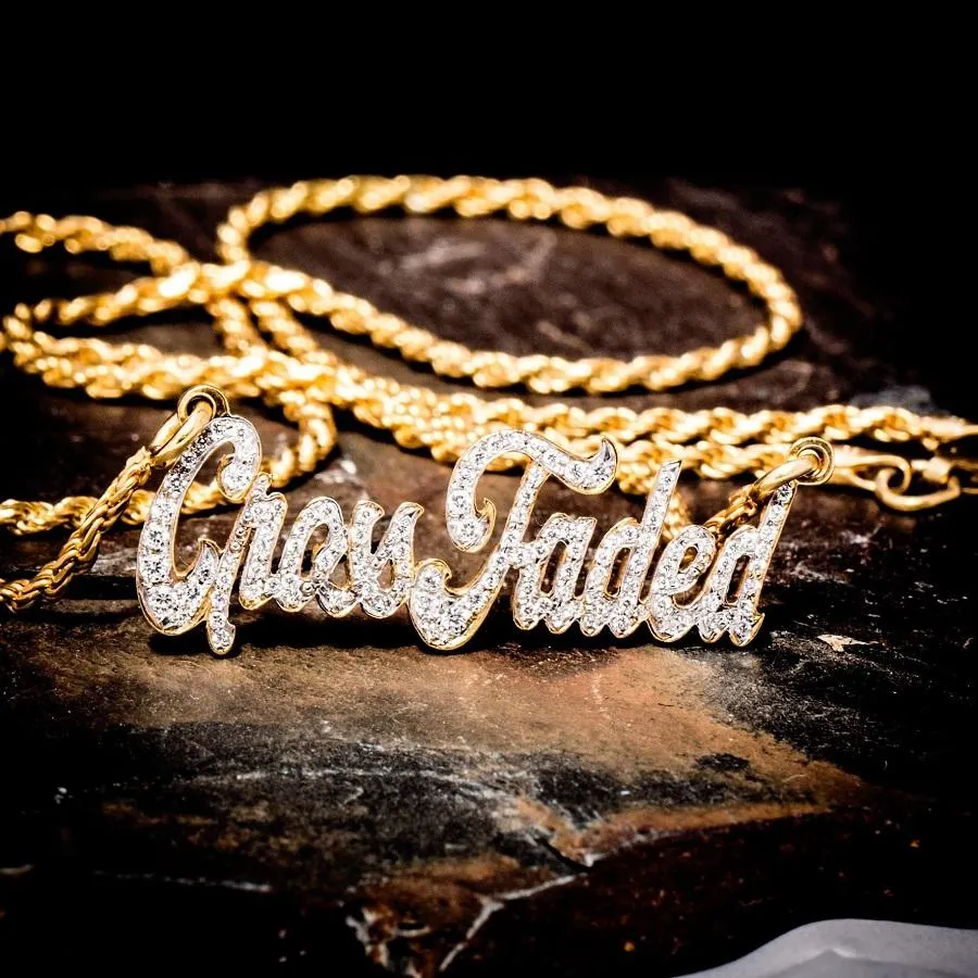 Custom Script Necklace