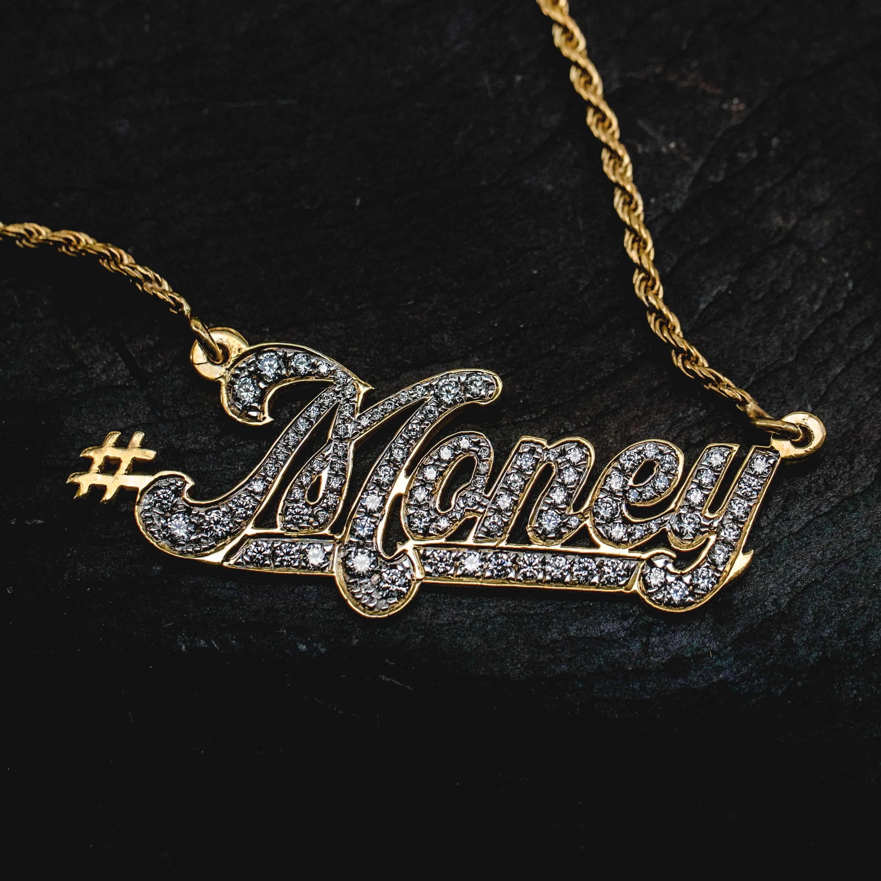 Custom Script Necklace