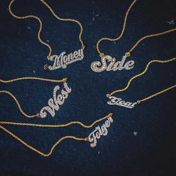 Custom Script Necklace