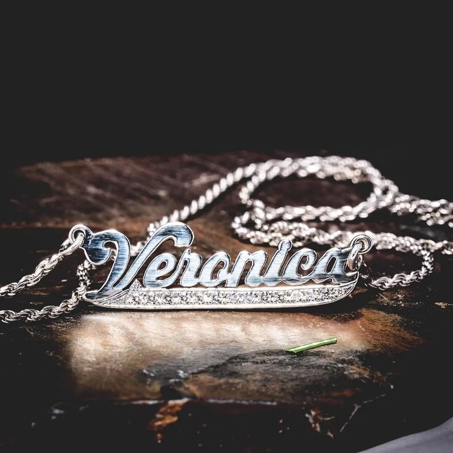 Custom Script Necklace