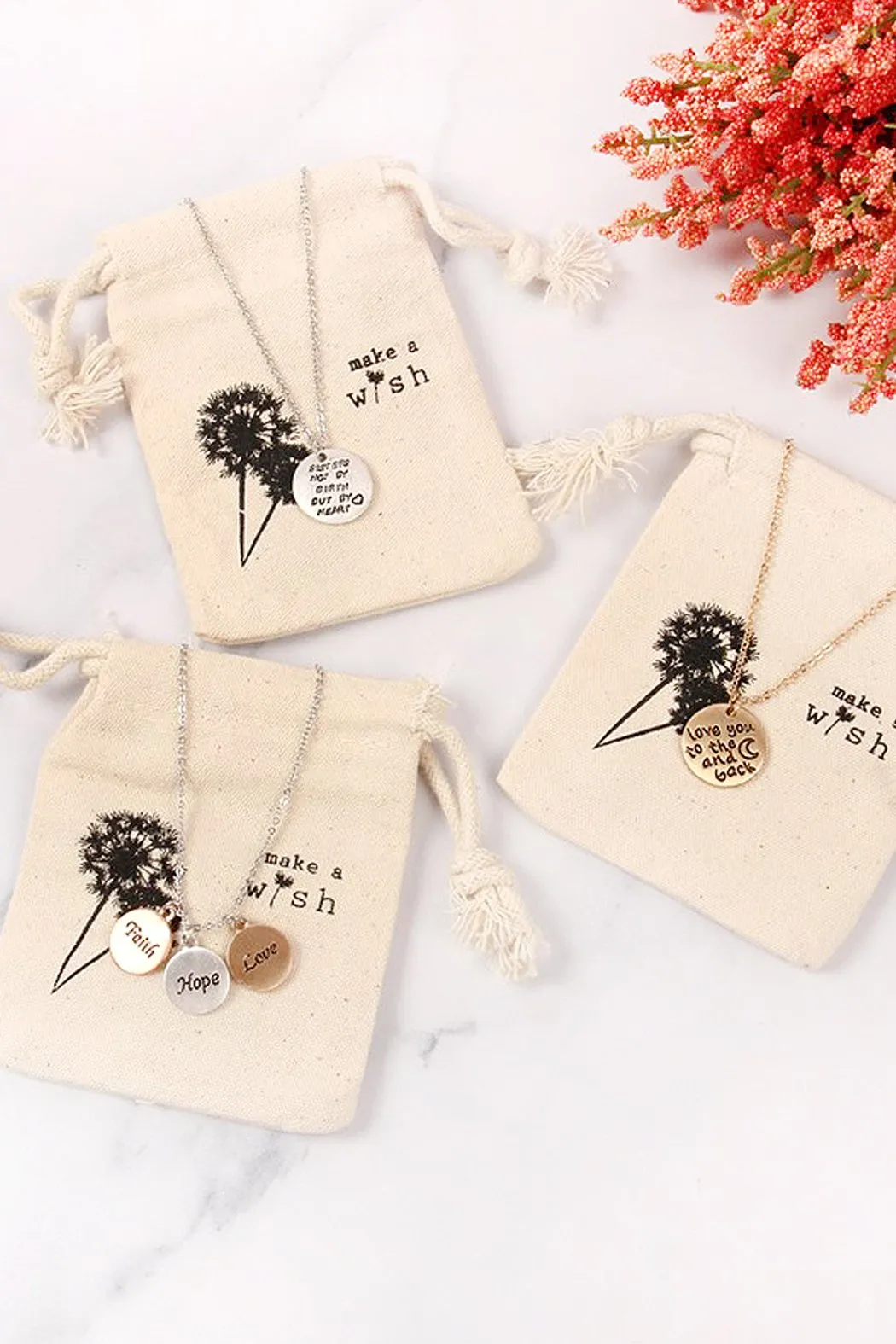 Dainty Message Necklaces