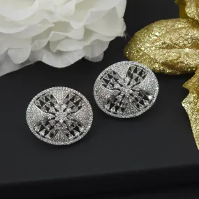 Dalia - American Diamond Stud Earrings