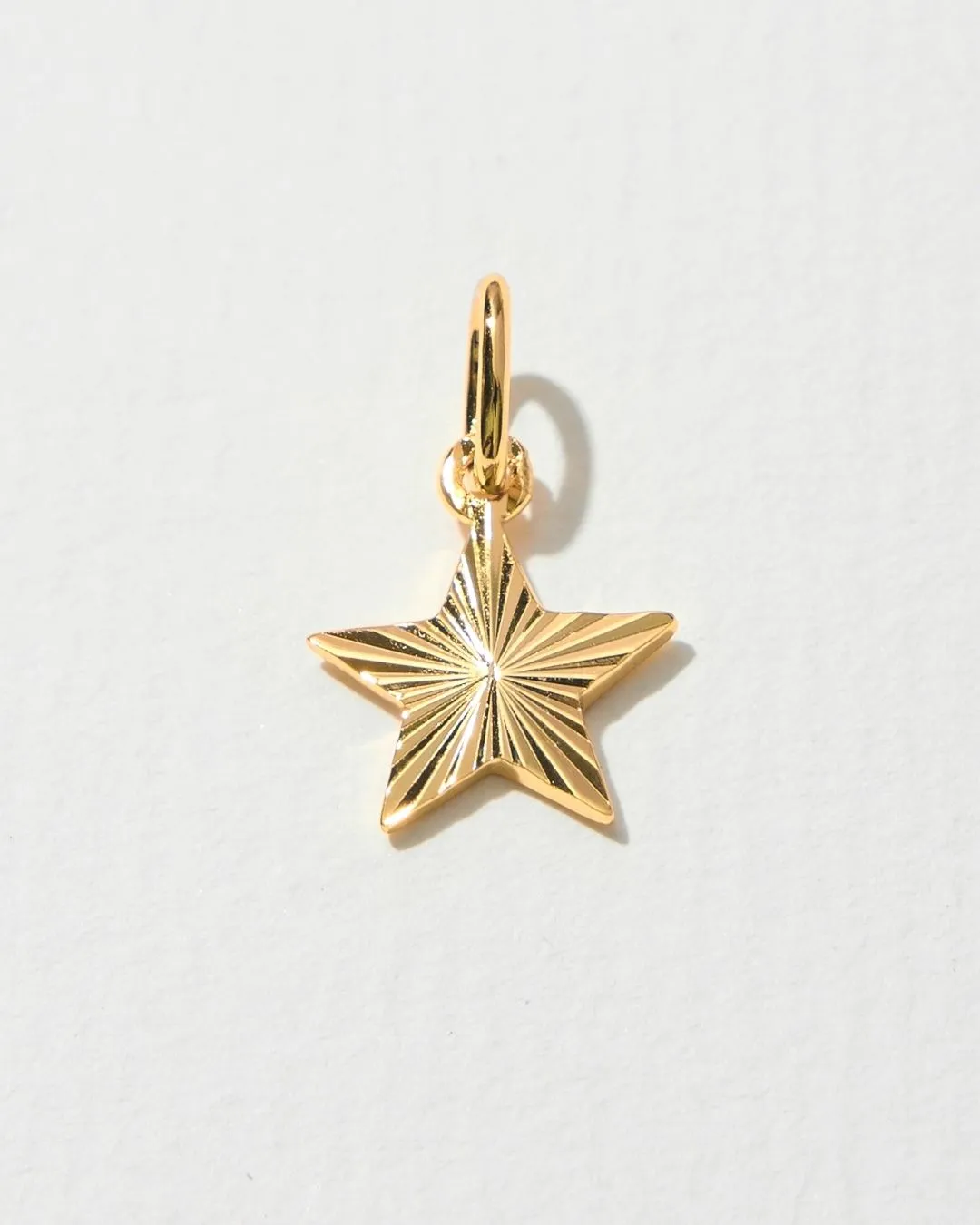 ENGRAVED LUCKY STAR CHARM