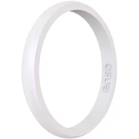 Enso Rings Halo Birthstone Series Silicone Ring - Moonstone