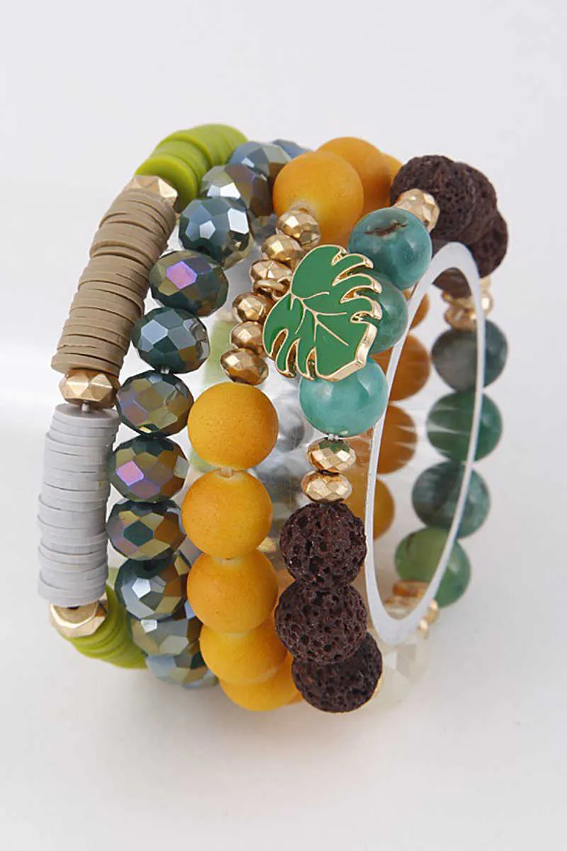 Everyday Vacation - Bracelet Set in Green