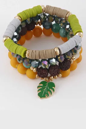 Everyday Vacation - Bracelet Set in Green