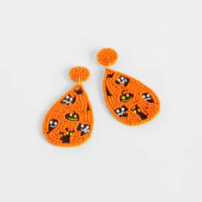 Ghost Friends Beaded Earring