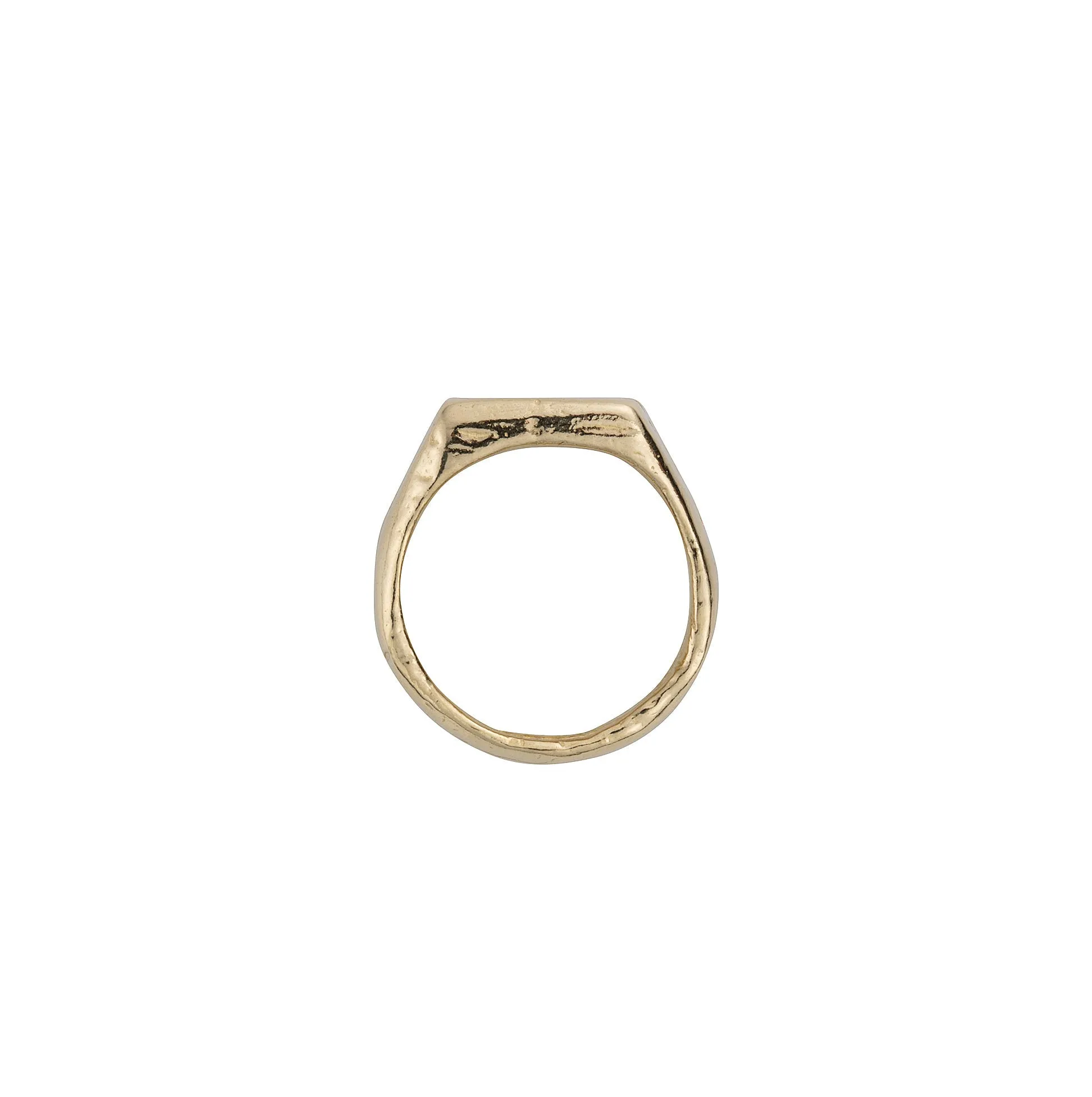 Gold Square Signet Ring