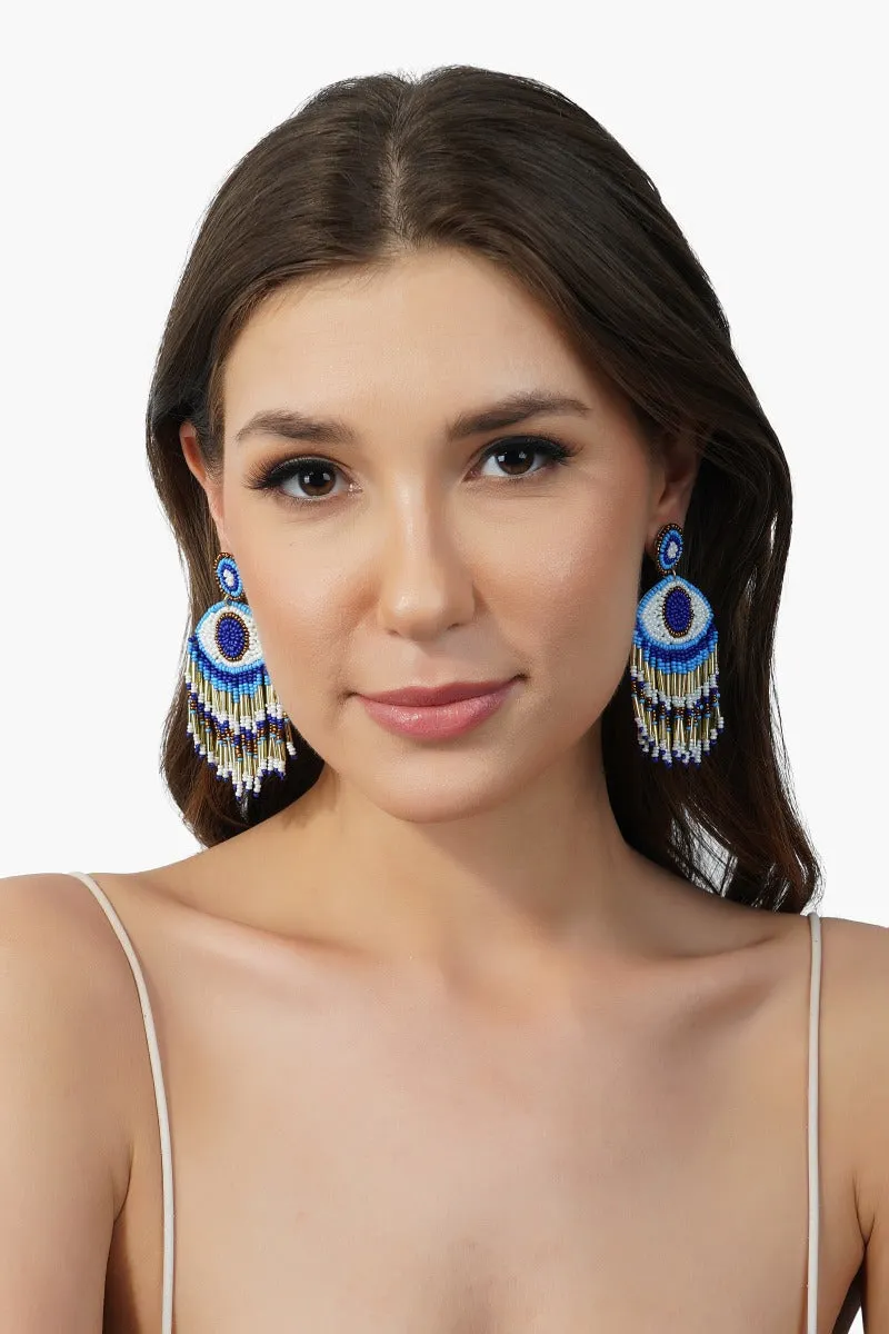 Grecian Nights Evil Eye Earrings