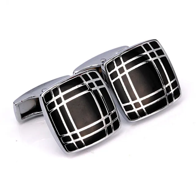 Hot!!! New high quality Vintage Wave Pattern Cuff Link Retro Exquisite Men's round Sleeve Nail hot style free shipping