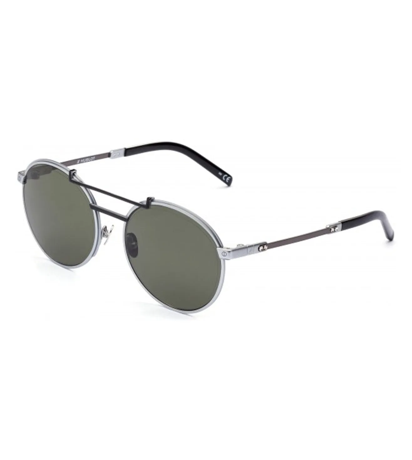 Hublot Unisex Green-mirrored Round Sunglasses