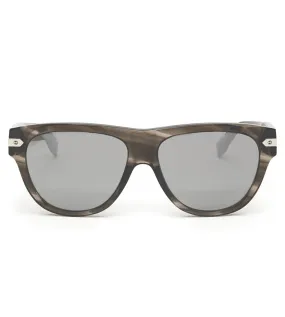 Hublot Unisex Grey Wayfarer Sunglass