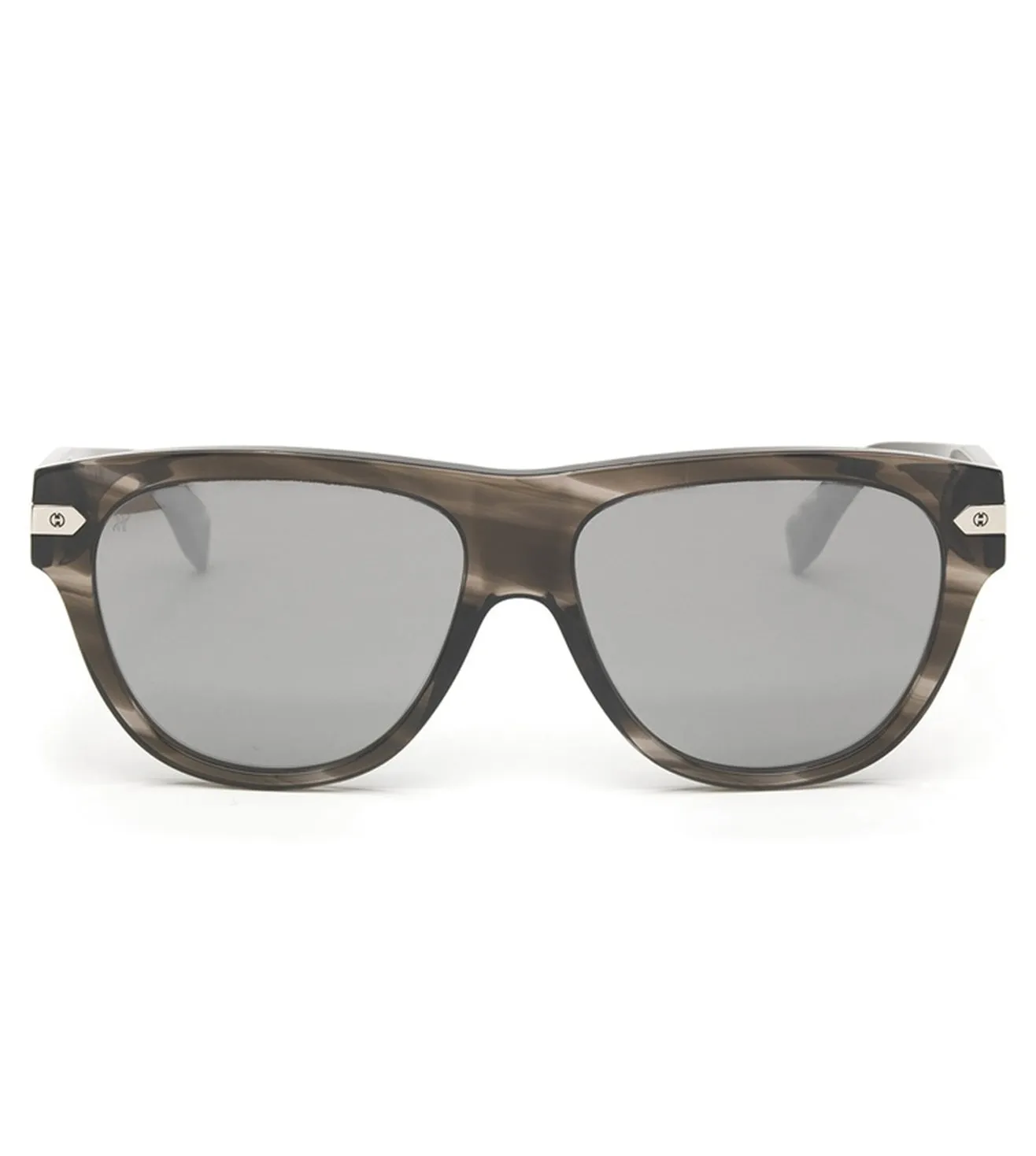 Hublot Unisex Grey Wayfarer Sunglass