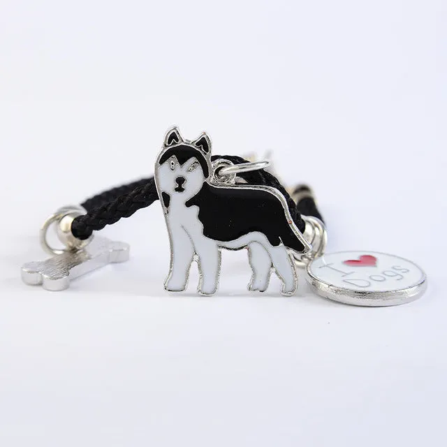 Husky charm bracelets