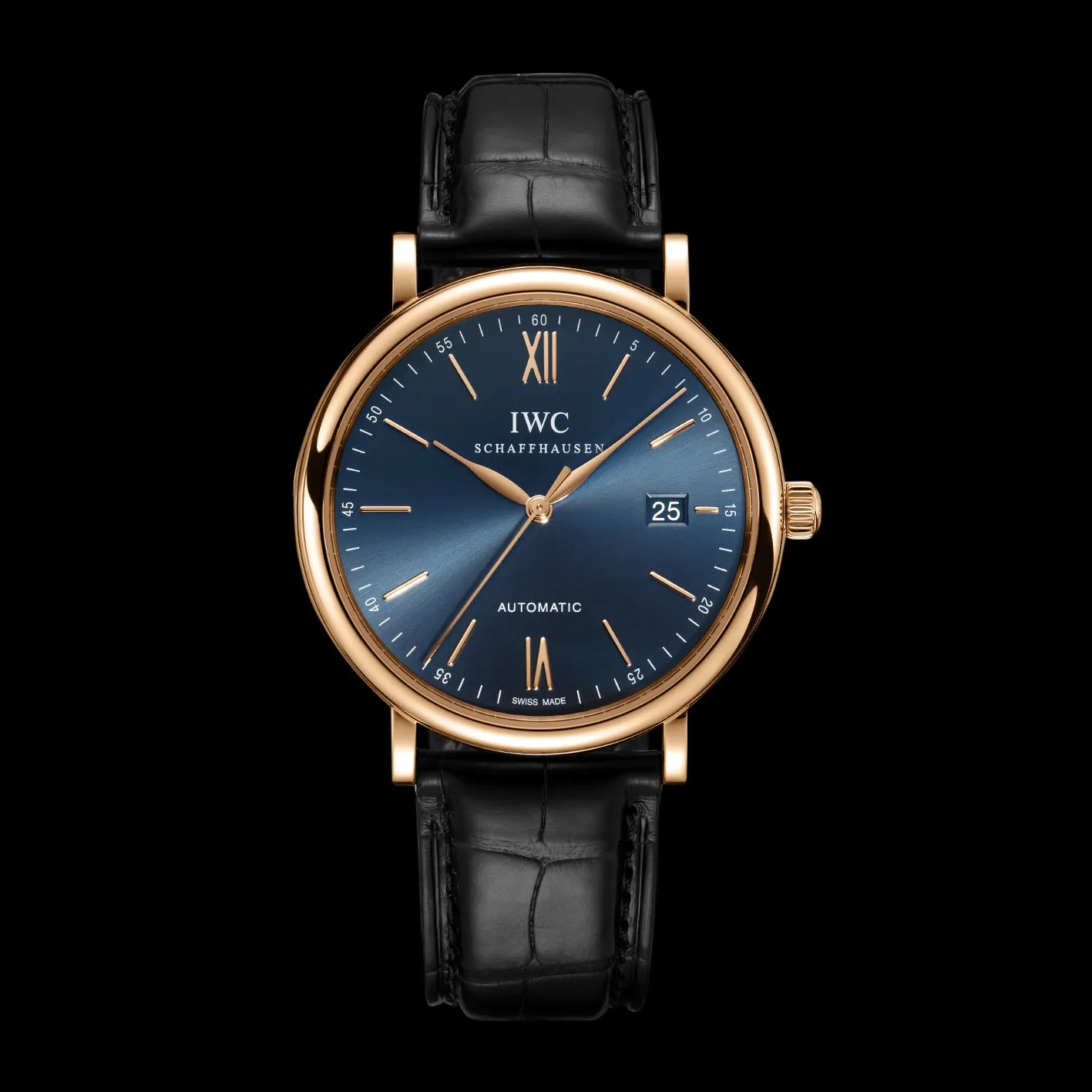 IWC Portofino Automatic Watch, 40mm Blue Dial, IW356522