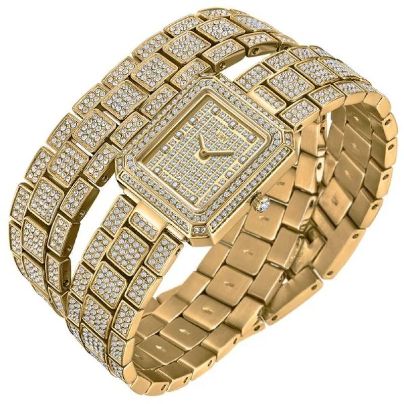 JBW Arc Diamond Watch - 0.12 Carats - Gold - J6390C