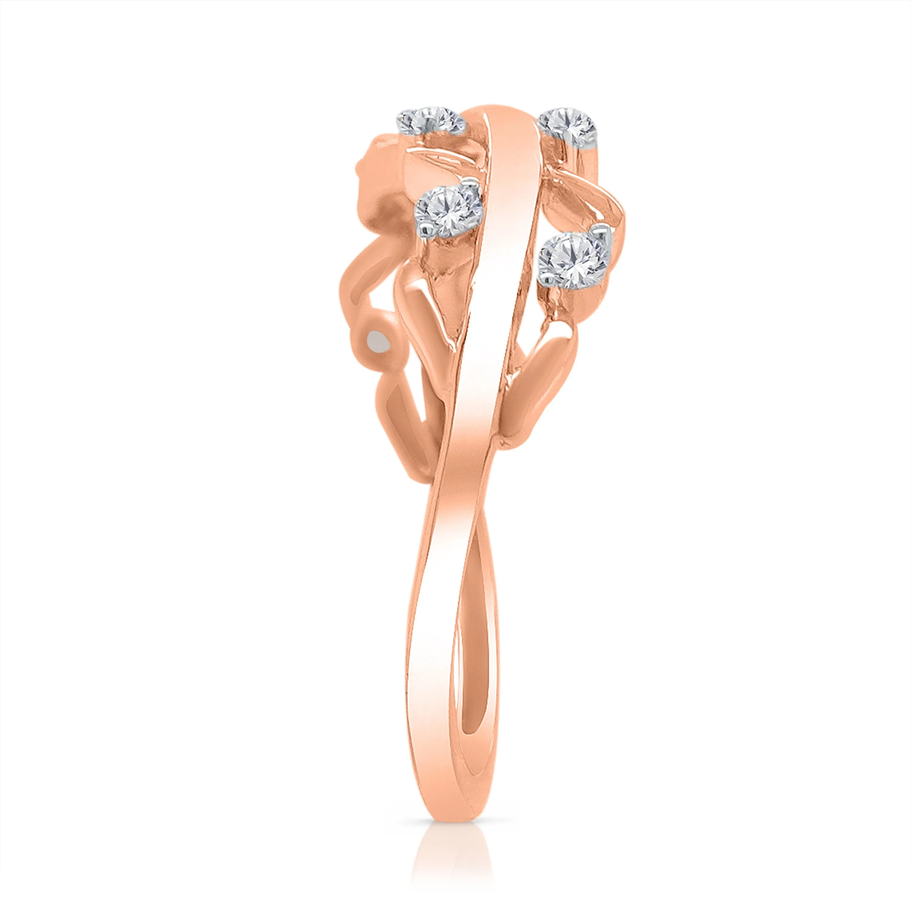 Kallati Diamond Eternal Ring in 14K Rose Gold