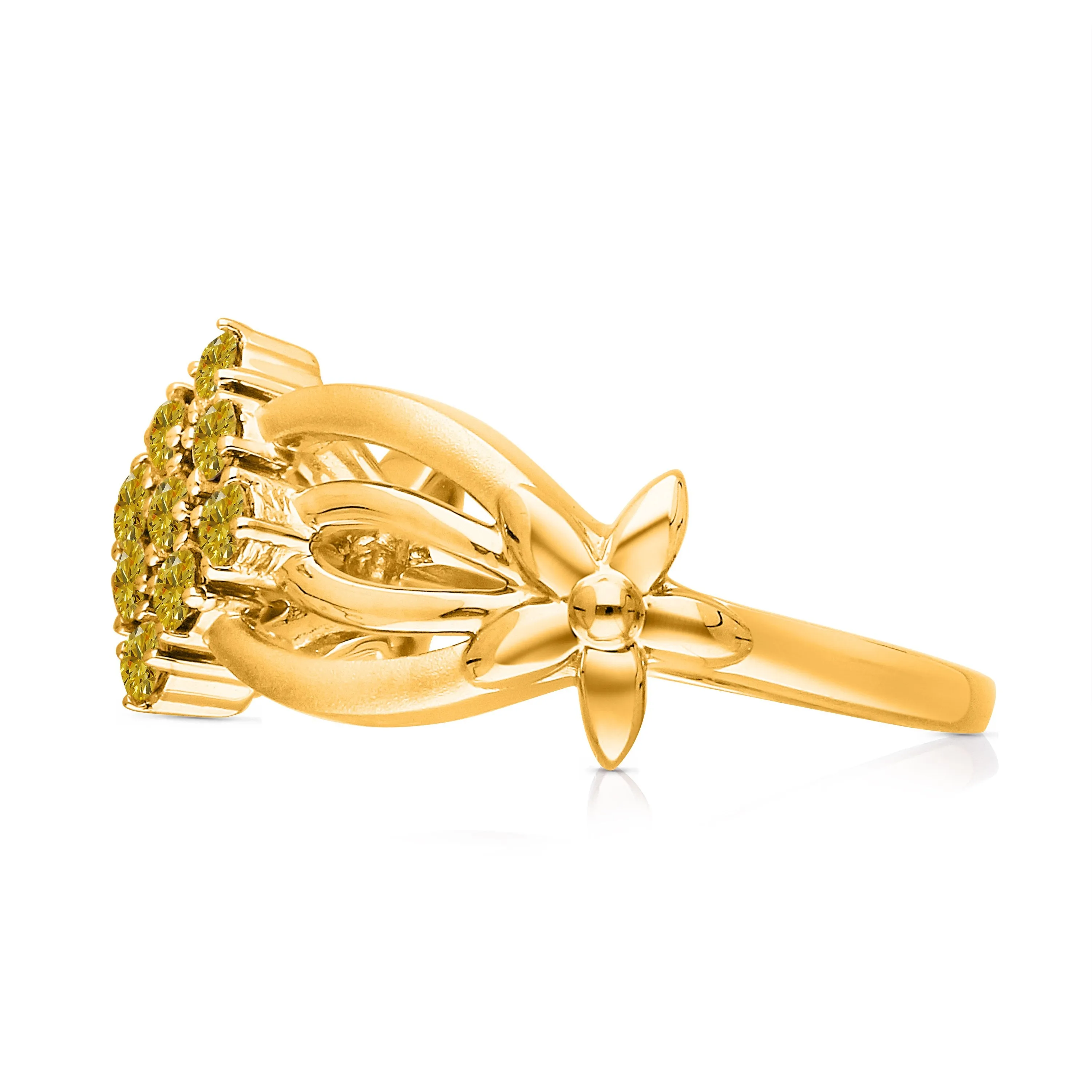 Kallati Eternal Diamond Ring in 14K Two-Tone Gold