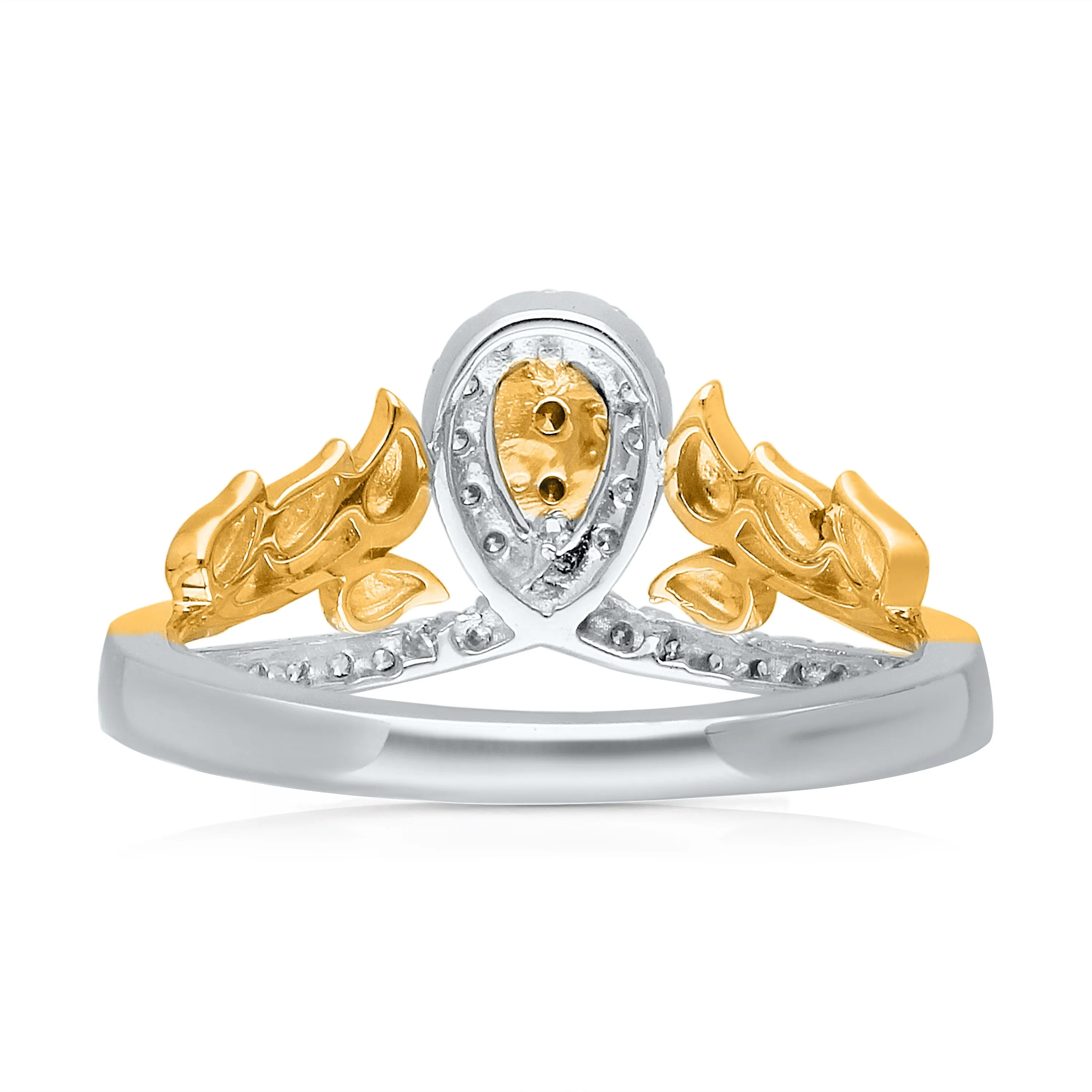 Kallati Eternal Diamond Ring in 14K Two-Tone Gold