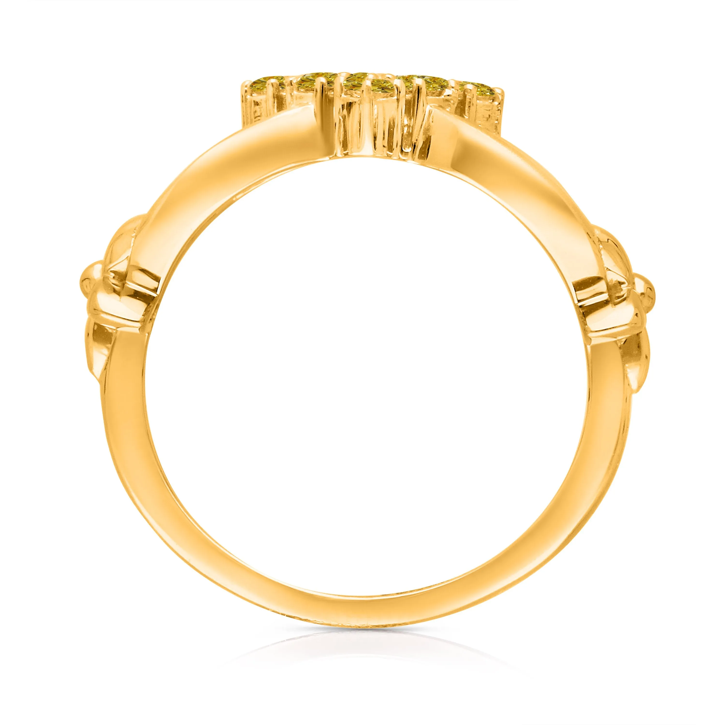 Kallati Eternal Diamond Ring in 14K Two-Tone Gold