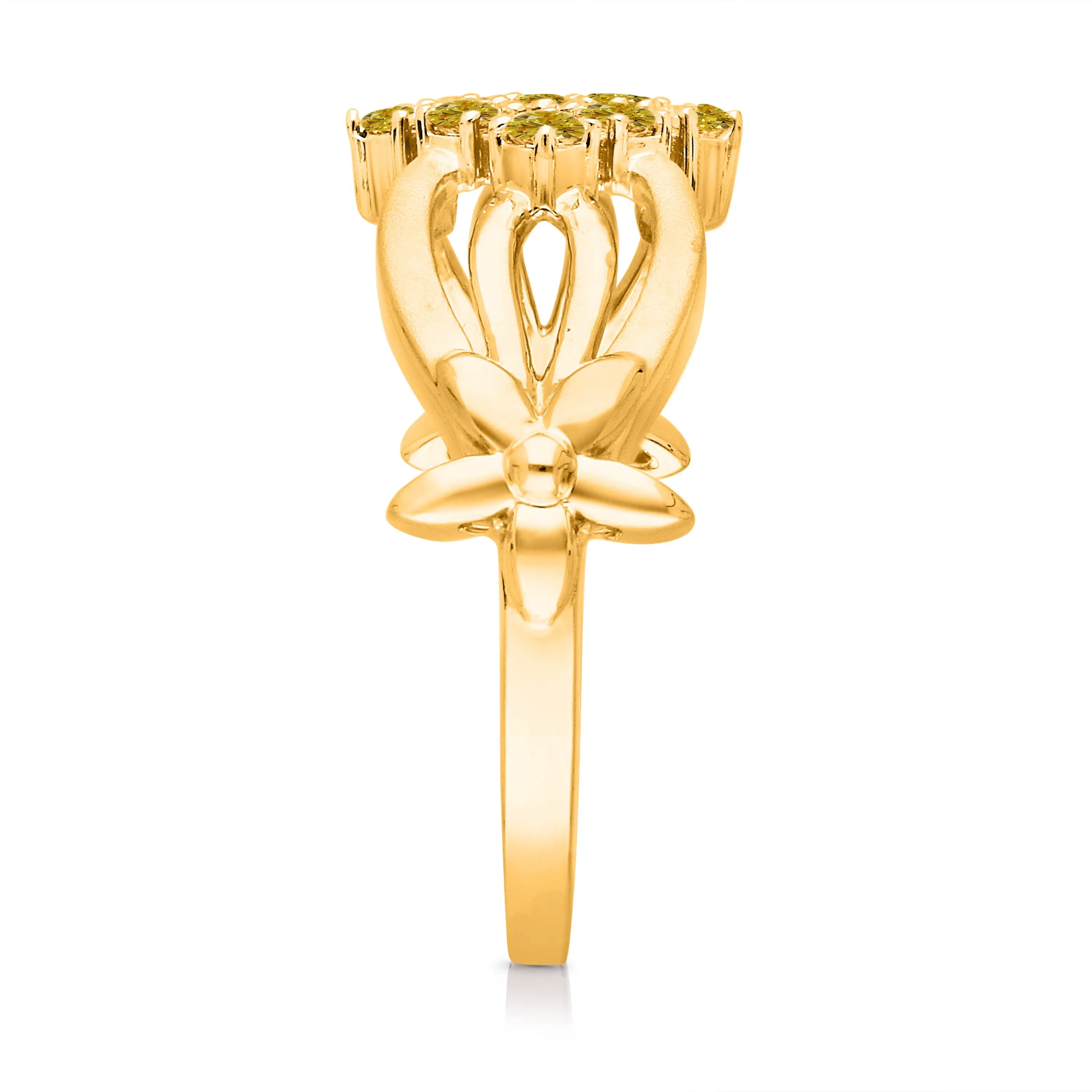 Kallati Eternal Diamond Ring in 14K Two-Tone Gold