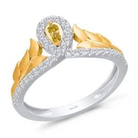 Kallati Eternal Diamond Ring in 14K Two-Tone Gold