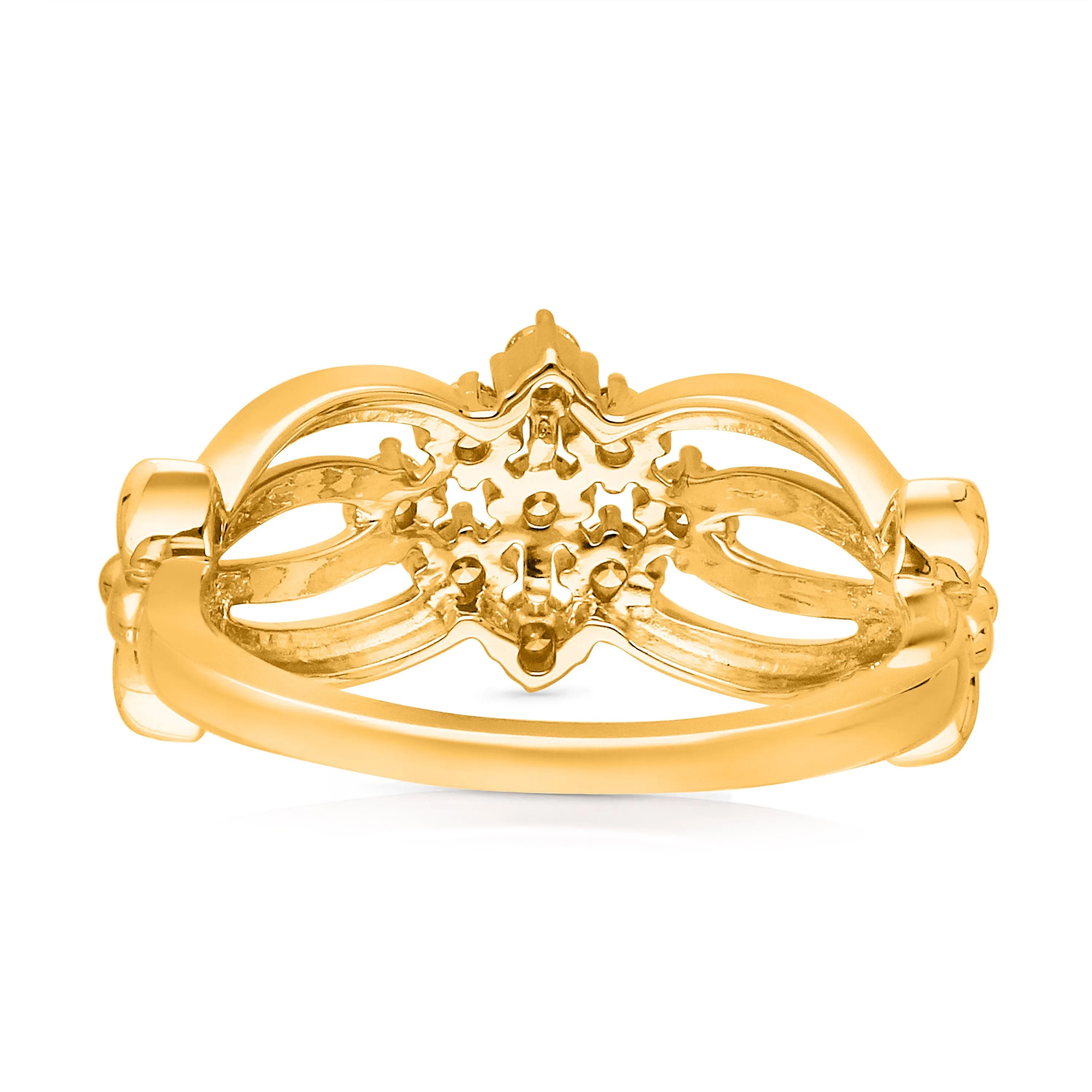 Kallati Eternal Diamond Ring in 14K Two-Tone Gold